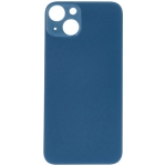 Задняя крышка для iPhone 13, синяя, с большими отверстиями под окошки камер