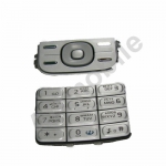 Клавиатура Nokia 5300 XpressMusic, серебристая, с русскими буквами