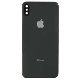 Задняя крышка для iPhone XS, серая, Space Gray, в комплекте стекло камеры, оригинал (Китай)