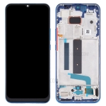 Дисплей для Xiaomi Mi 10T Lite/Redmi Note 9 Pro 5G + touchscreen, черный, оригинал (Китай) с передней панелью синего цвета, Atlantic Blue