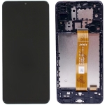 Дисплей для Samsung A125F Galaxy A12/A127F/M127F + touchscreen, черный, копия хорошего качества, с передней панелью, SM-A125F_REV0.1 FPC6509-1