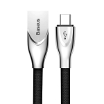 Кабель Baseus Zinc Fabric Cloth Weaving Cable USB to Type-C 2A 1m Черный (CATXN-01)