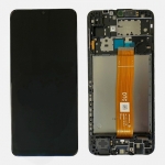 Дисплей для Samsung A125F Galaxy A12/A127F/M127F + touchscreen, черный, оригинал (Китай) с передней панелью, SM-A125F LM5C3465F0-A1 D0652MIXF-01 VER C 