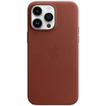 Кожаный чехол для iPhone 14 Pro Apple Leather Case with MagSafe (анимация) Umber