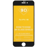 Защитное стекло для iPhone 6 /6S, с черной рамкой, на весь дисплей, 9D, 9H, Full Glue, Full Cover, без упаковки, без салфеток