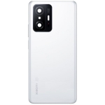 Задняя крышка Xiaomi 11T/11T Pro, белая, Moonlight White, оригинал (Китай) + стекло камеры