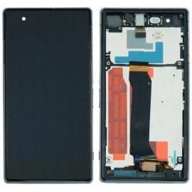 Дисплей для Sony C6916 Xperia Z1s L39t + touchscreen, черный , с передней панелью
