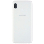 Задняя крышка Samsung A202F Galaxy A20e, белая, оригинал (Китай) + стекло камеры