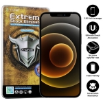 Защитная пленка для iPhone 12 Pro Max, с черной рамкой, на весь дисплей, противоударная, 2.5D, 5H, Extreme Shock Eliminator Coverage, 3th Generation, X-One