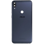 Задняя крышка Asus ZenFone Max Pro M1 ZB601KL, черная, Deepsea Black, оригинал (Китай) + стекло камеры