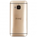 Задняя крышка HTC One M9, золотистая, Amber Gold + стекло камеры