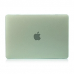 Пластиковый чехол Soft Touch для Macbook Air 11" прозрачный зеленый