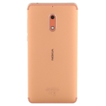 Задняя крышка Nokia 6 , бронзовая, Copper, оригинал (Китай) + стекло камеры