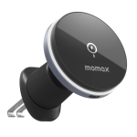 Магнитный автодержатель с беспроводной зарядкой Momax Q.Mag Mount 5 15W magnetic wireless charging car mount (Vent mount) (CM25AE)
