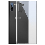 Силиконовый чехол для Samsung Galaxy Note 10 Baseus Simple Series (ARSANOTE10-02) Прозрачный