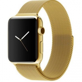 Ремешок для Apple Watch 42/44mm Milanese Loop Band Gold