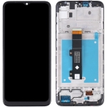Дисплей для Motorola XT2155 Moto E20 + touchscreen, черный, с передней панелью