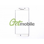 Стекло корпуса Samsung G925F Galaxy S6 Edge, белое, White Pearl