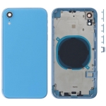 Корпус для iPhone XR, синий, копия высокого качества