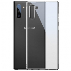 Силиконовый чехол для Samsung Galaxy Note 10+ Baseus Simple Series (ARSANOTE10P-02) Прозрачный