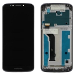 Дисплей для Motorola XT1924-6-7-8 Moto E5 Plus + touchscreen, черный, USA Verison, 159mm, с передней панелью