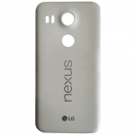 Задняя крышка LG H791 Nexus 5X, белая, Ice, оригинал (Китай) + стекло камеры