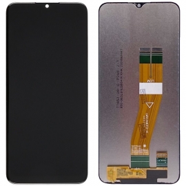 Дисплей для Samsung A025F Galaxy A02s/A037F/M025F + touchscreen, черный, 160.5 x 72 mm, желтый шлейф, копия хорошего качества