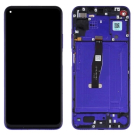 Дисплей для Honor 20 ; Huawei Nova 5T + touchscreen, черный,  с передней панелью синего цвета, Sapphire Blue