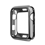 Чехол для Apple Watch 38 mm глянцевый TPU Silicone 0.6mm Silver