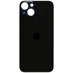 Задняя крышка для iPhone 13, черная, Midnight, с большими отверстиями под окошки камер, оригинал (Китай)
