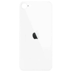 Задняя крышка для iPhone SE 2020/SE 2022, белая,  с большими отверстиями под окошки камер