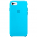 Силиконовый чехол для iPhone 7/8/ SE 2020 Apple Silicone Case Blue