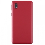 Задняя крышка Samsung A013F Galaxy A01 Core, красная + стекло камеры