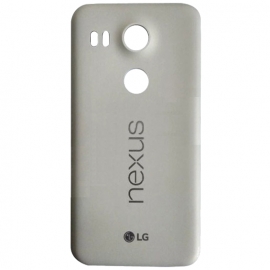 Задняя крышка LG H791 Nexus 5X, белая, Ice, оригинал (Китай) + стекло камеры