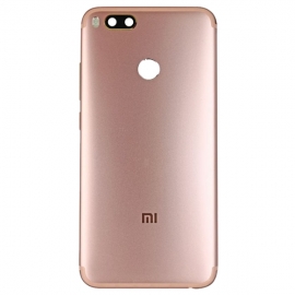 Задняя крышка Xiaomi Mi A1/Mi 5X, розовая, Rose Gold, оригинал (Китай) + стекло камеры