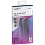 Защитное стекло для iPhone 14 Pro Max/15 Plus, с черной рамкой, на весь дисплей, антишпион, 0.3mm, 2.5D, 9H, Glass Pro+, 2-Way Privacy, HD Super-Clearness, Momax (PZAP22XLD1VD)