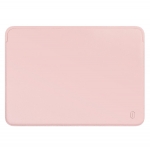 Чехол папка WIWU Skin Pro PU Leather Sleeve для MacBook 12 Розовый