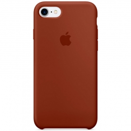 Силиконовый чехол для iPhone 7/8/ SE 2020 Apple Silicone Case Brown