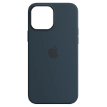 Силиконовый чехол для iPhone 13 mini Apple Silicone Case with MagSafe (анимация) - Abyss Blue