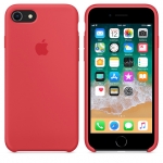 Силиконовый чехол для iPhone 7/8/ SE 2020 Apple Silicone Case Red Raspberry