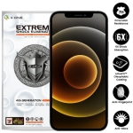 Защитная пленка для iPhone 12 Pro Max, матовая, противоударная, 2.5D, 7H, Extreme Shock Eliminator, Matte Series, 4th Generation, X-One