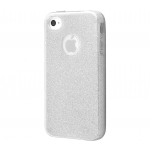 Силиконовый чехол для iPhone 7 Plus/8 Plus Remax Блестящий Серебро