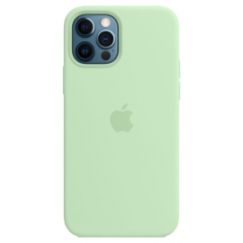 Силиконовый чехол для iPhone 12 Pro Max Apple Silicone Case with MagSafe Pistachio