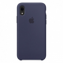 Силиконовый чехол для iPhone XR Apple Silicone Case Midnight Blue