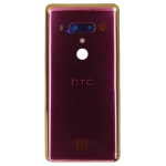 Задняя крышка HTC U12 Plus, красная, оригинал (Китай) + стекло камеры